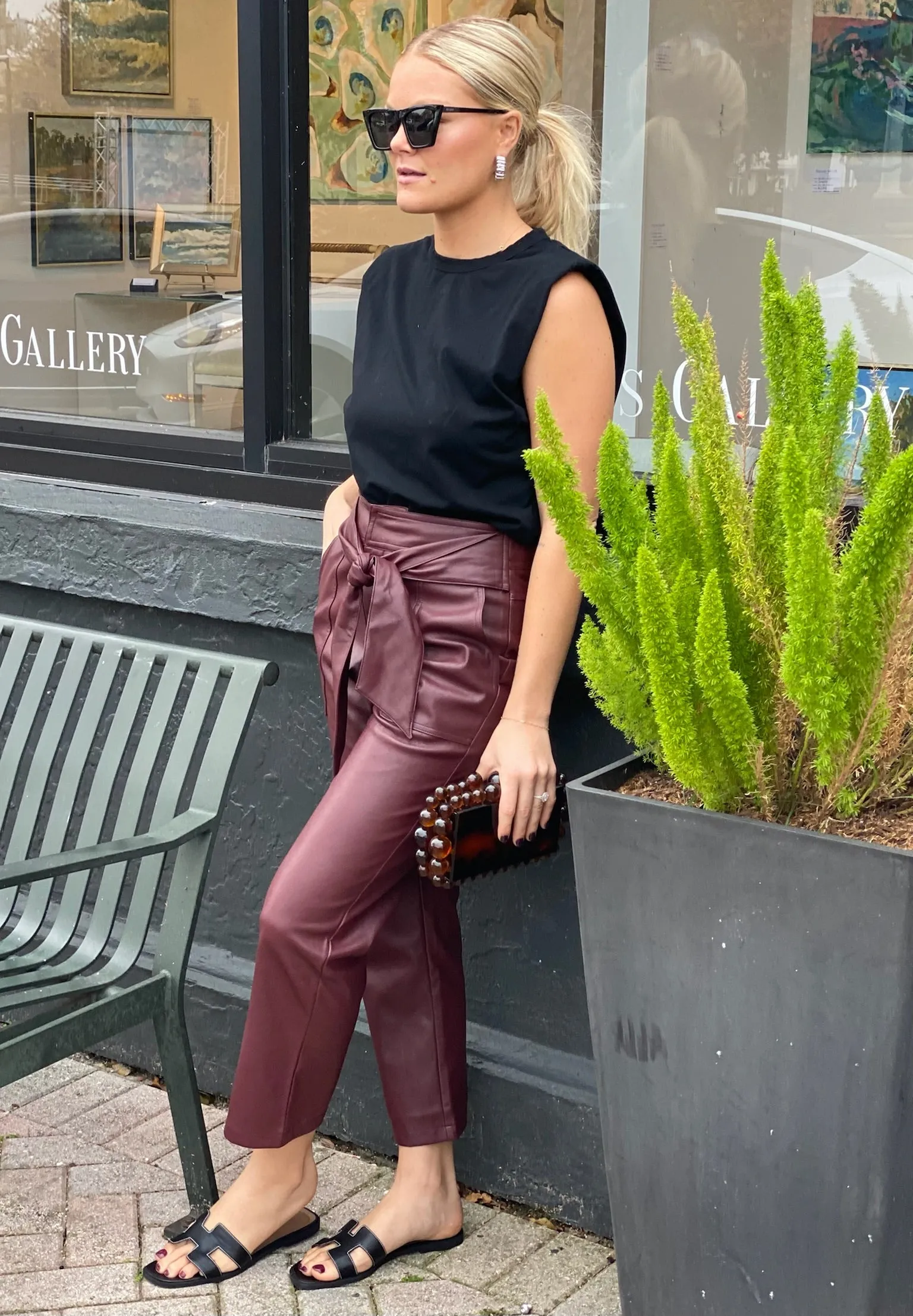 LuLu Leather Pants