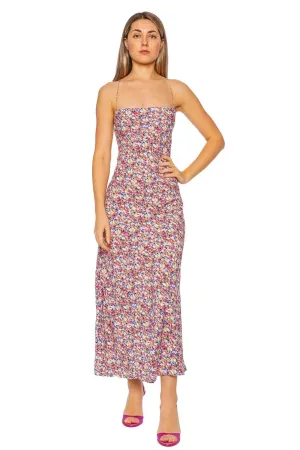 Lusia Valerie Floral Midi Dress