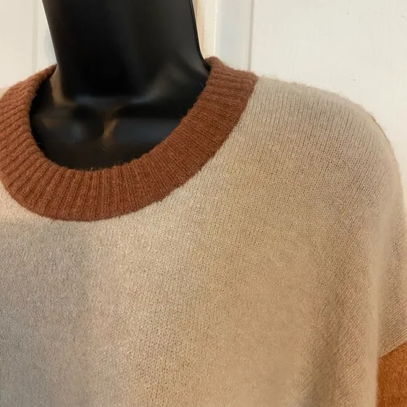 “MADEWELL” Colorblock Payton Pullover Sweater