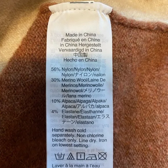 “MADEWELL” Colorblock Payton Pullover Sweater