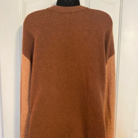 “MADEWELL” Colorblock Payton Pullover Sweater