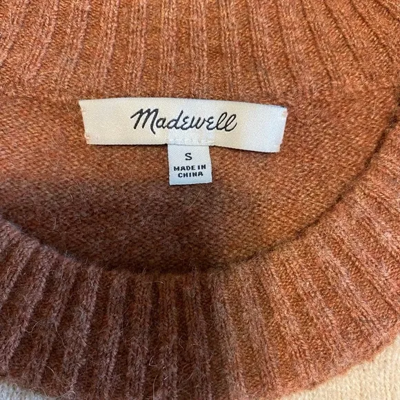 “MADEWELL” Colorblock Payton Pullover Sweater