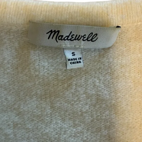 Madewell Kent Colorblock Long Cardigan