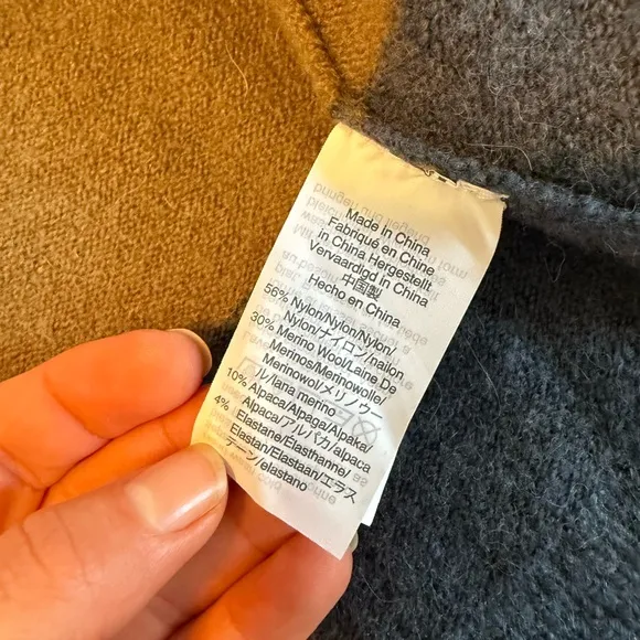 Madewell Kent Colorblock Long Cardigan