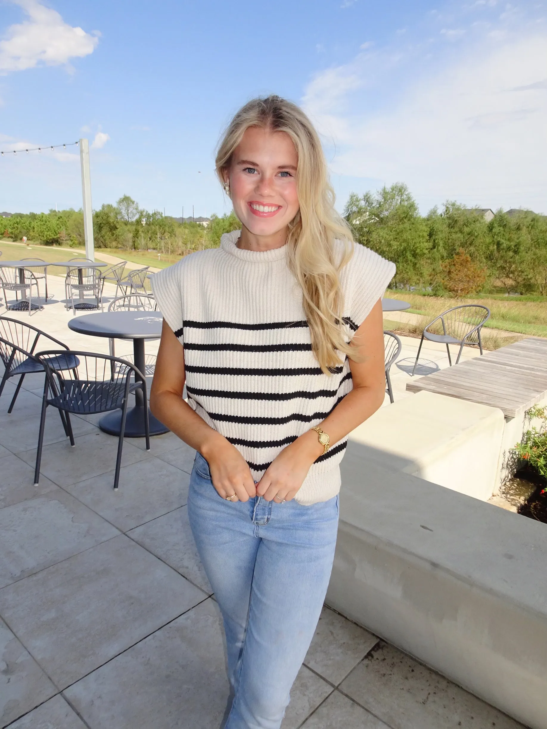 Maggie Striped Sweater