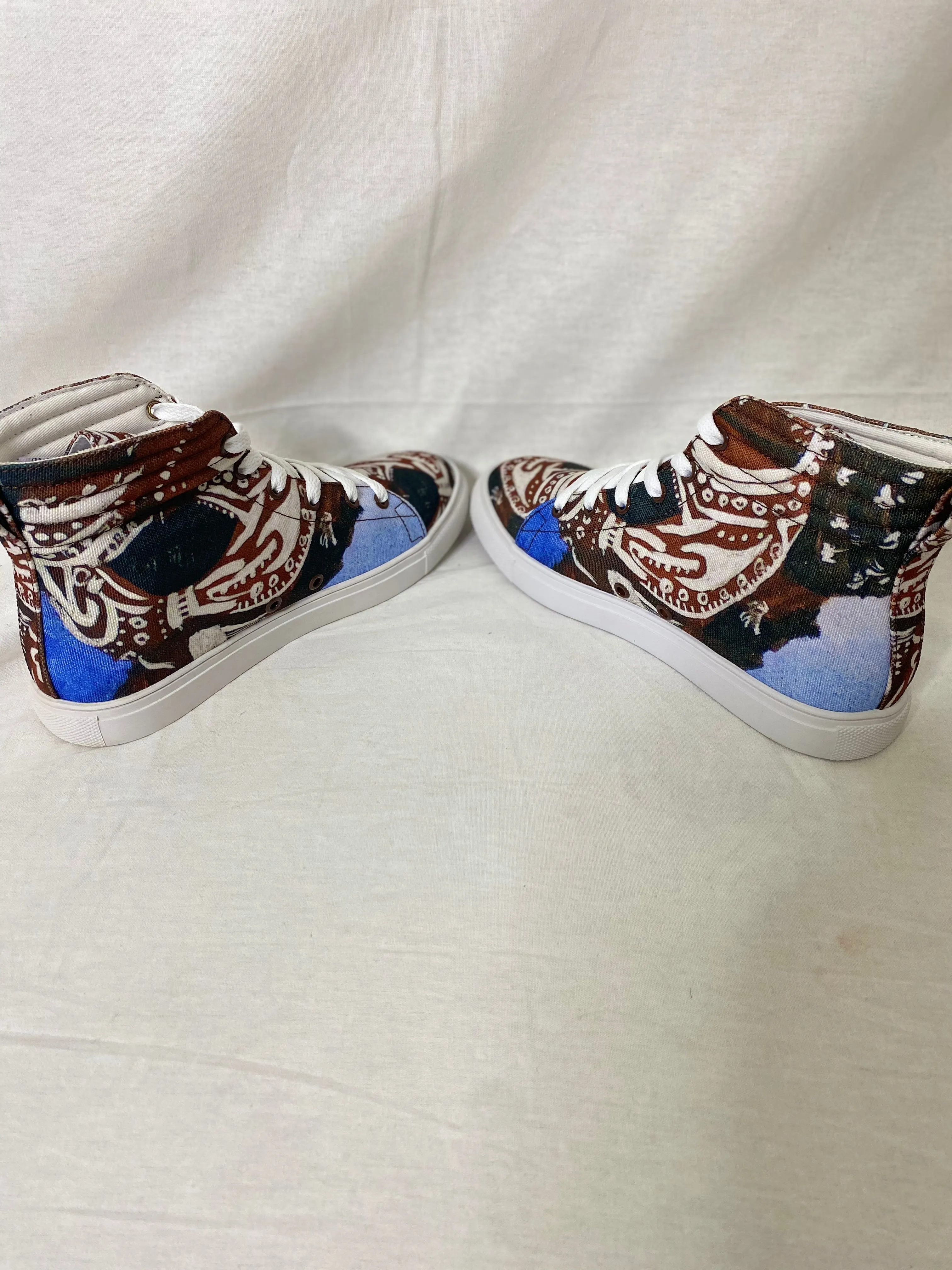 Mandala High-Top Sneakers