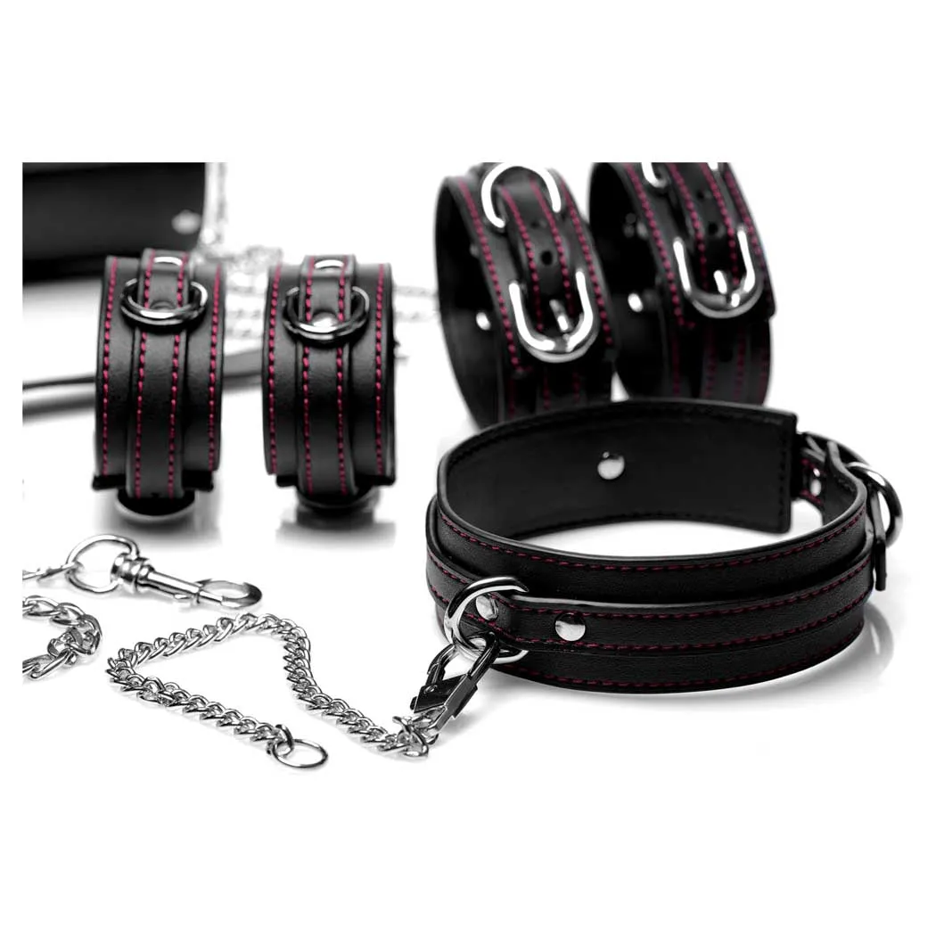 Master Series Kinky Clutch Black Bondage set with Carrying Case