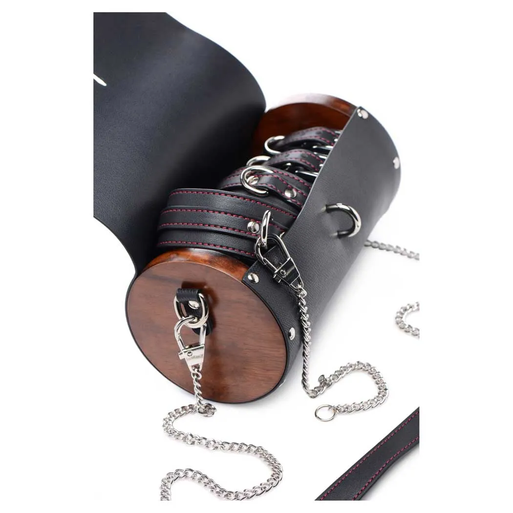 Master Series Kinky Clutch Black Bondage set with Carrying Case