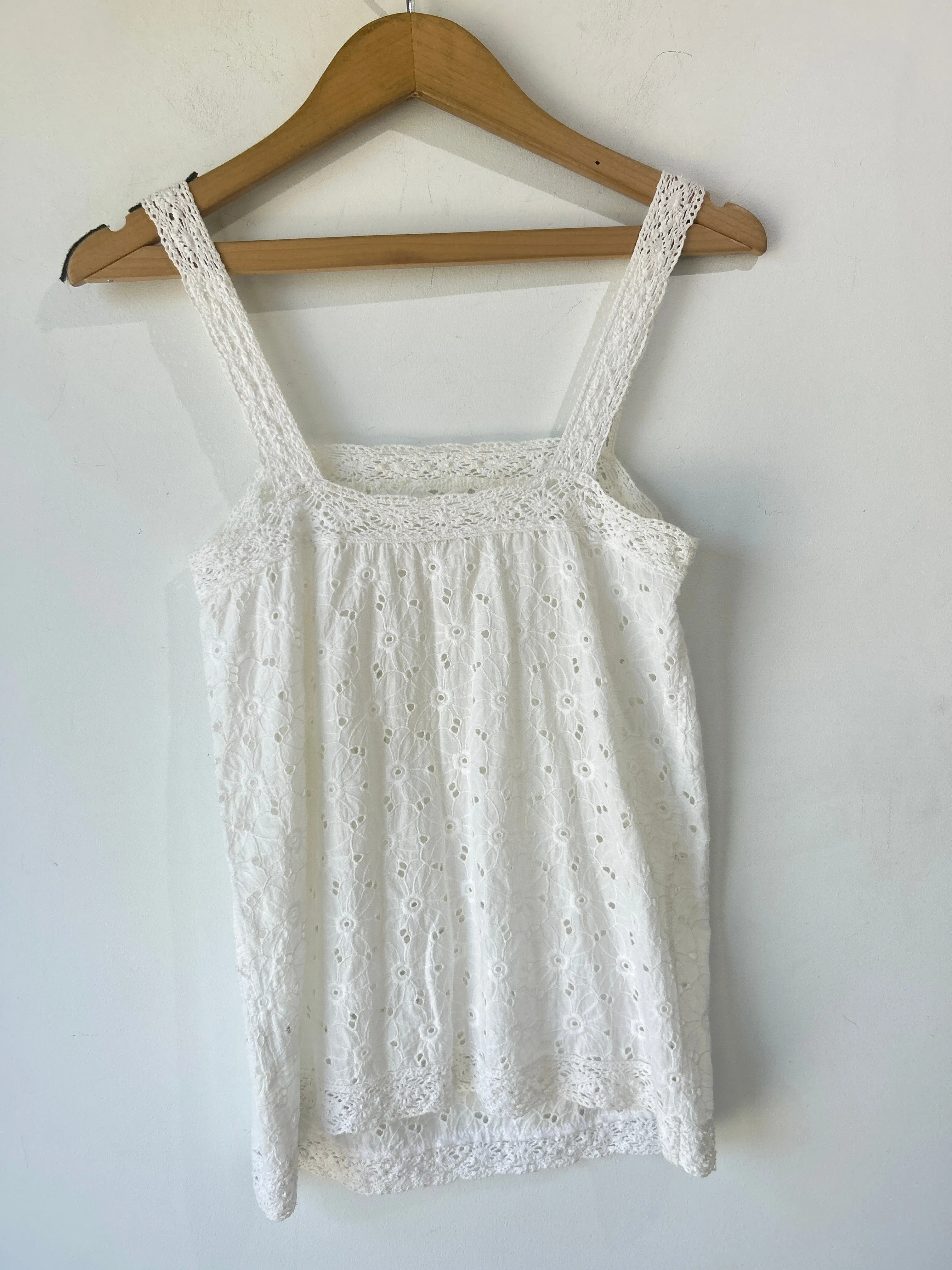 Matta White Lace Cami