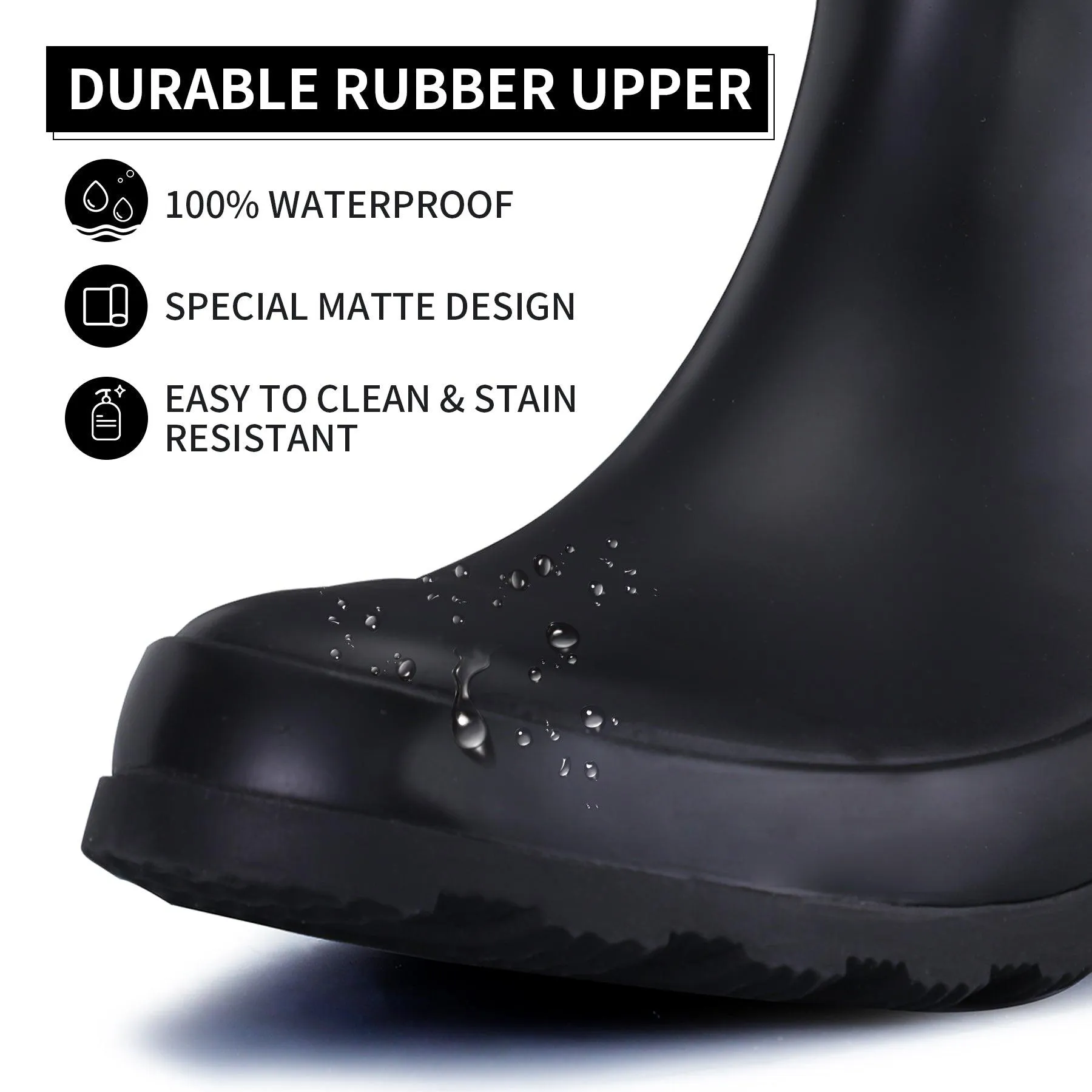 Matte Chelsea Short Rain Boots