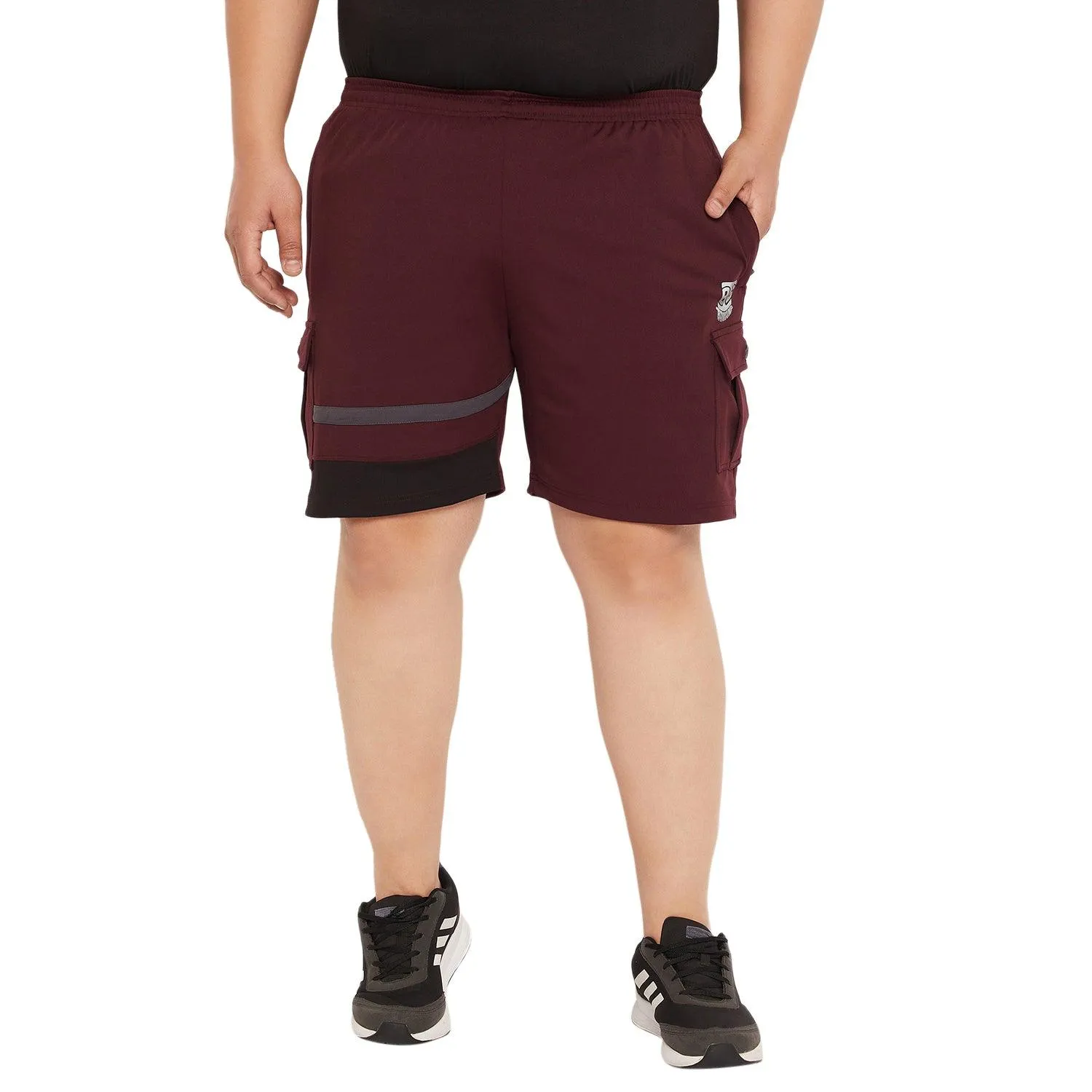 Men Plus Size Herbie Colorblock Shorts