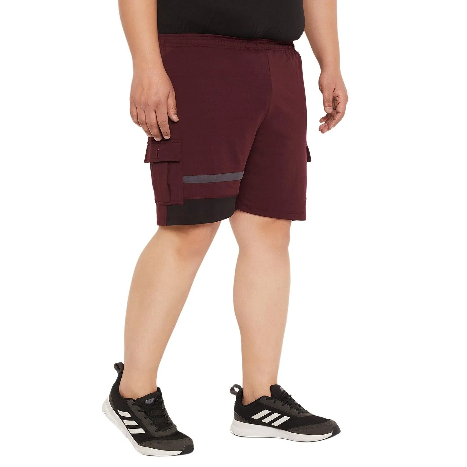 Men Plus Size Herbie Colorblock Shorts