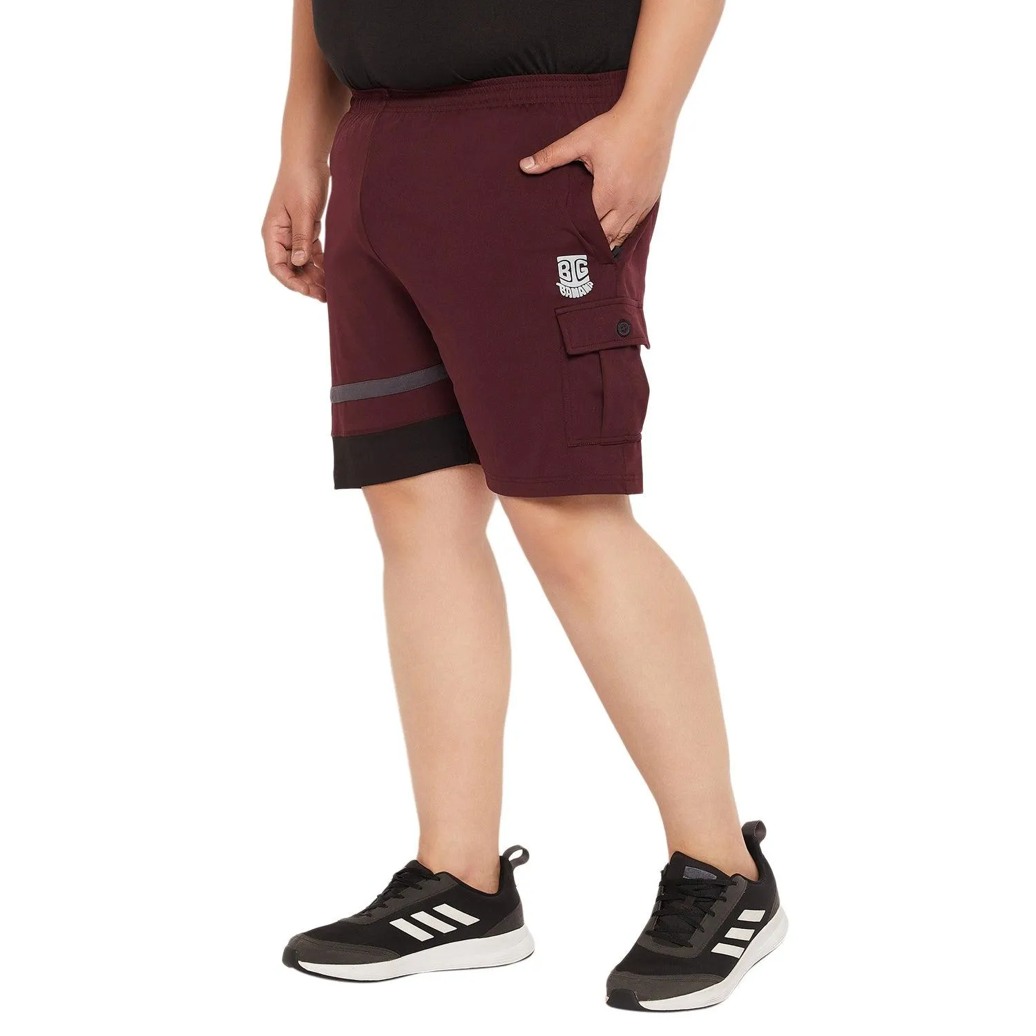Men Plus Size Herbie Colorblock Shorts
