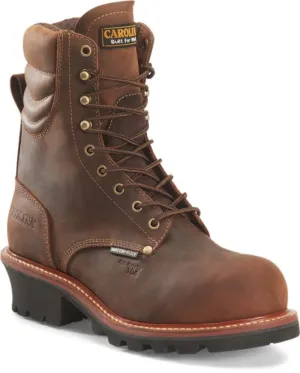 Men's Carolina Hemlock 9” Waterproof Composite Toe Logger Work Boot