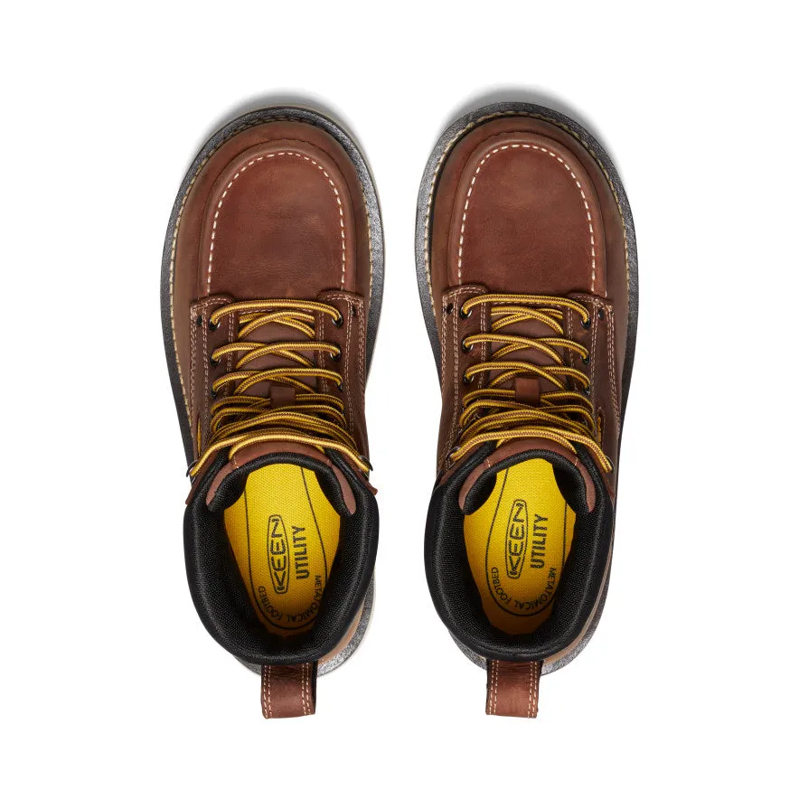 Men's Cincinnati 6" Waterproof 90° Heel Boot (Soft Toe)