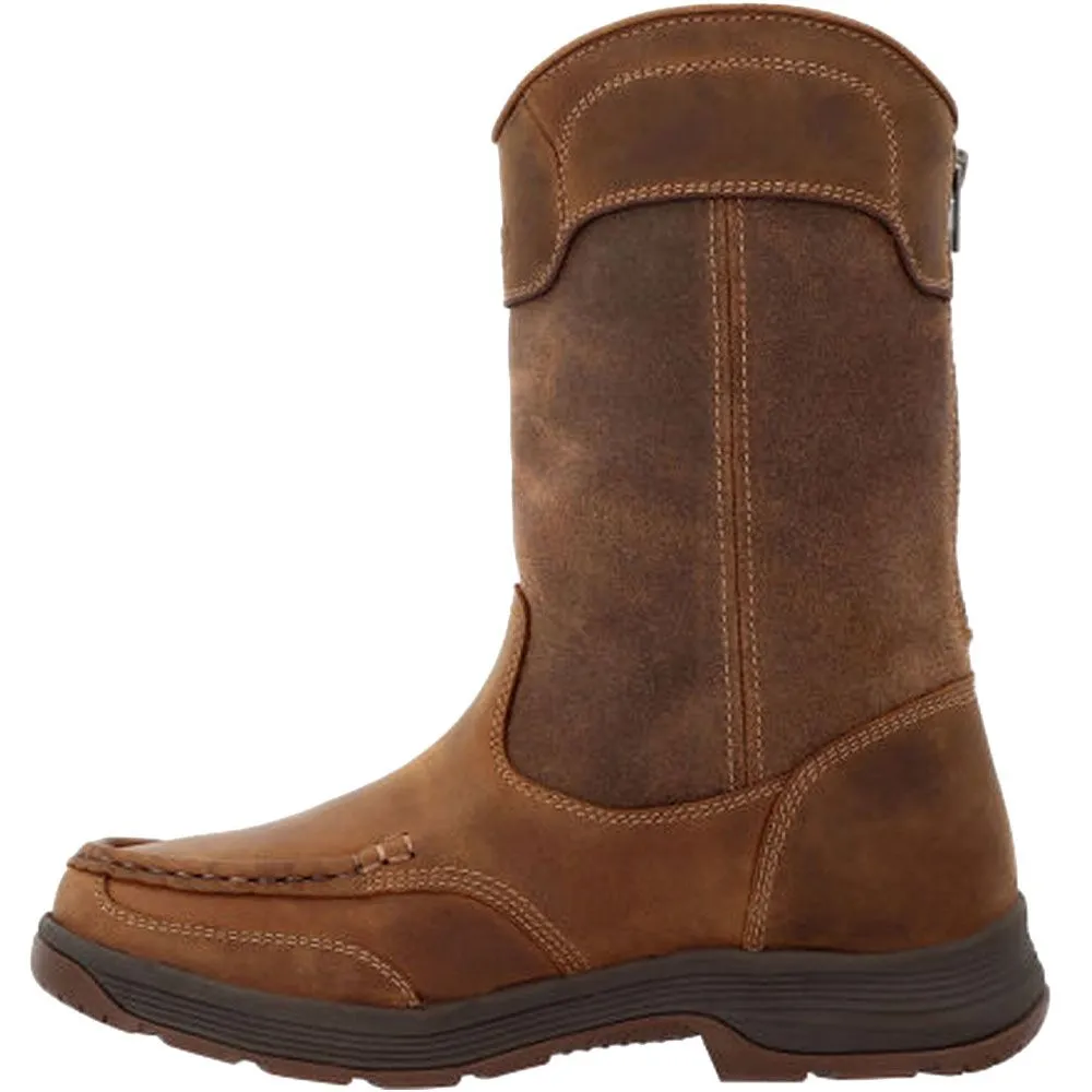Men's Georgia Boot Athens SuperLyte Alloy Toe Waterproof Wellington Pull-On