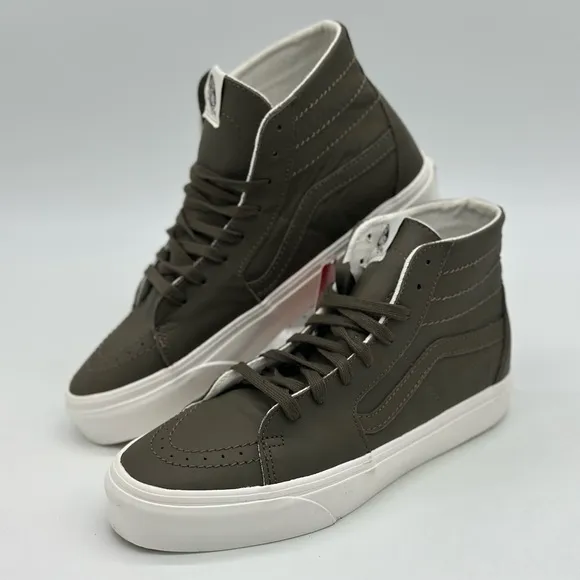 Men's High-Top Sneakers in Brown