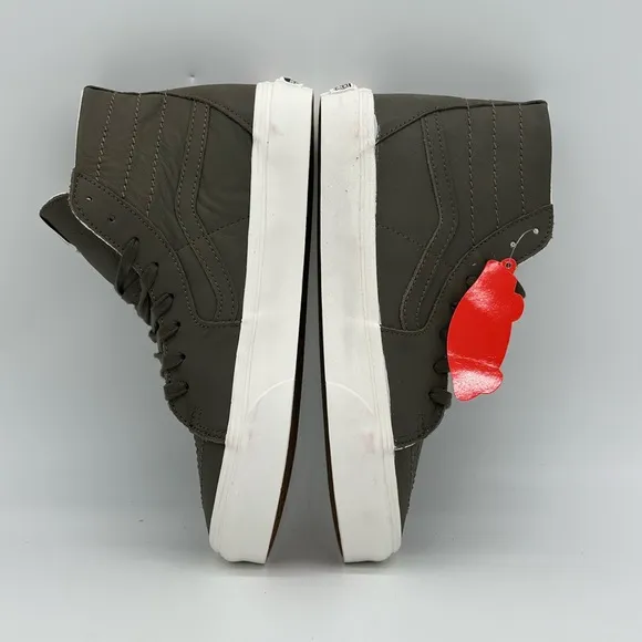 Men's High-Top Sneakers in Brown