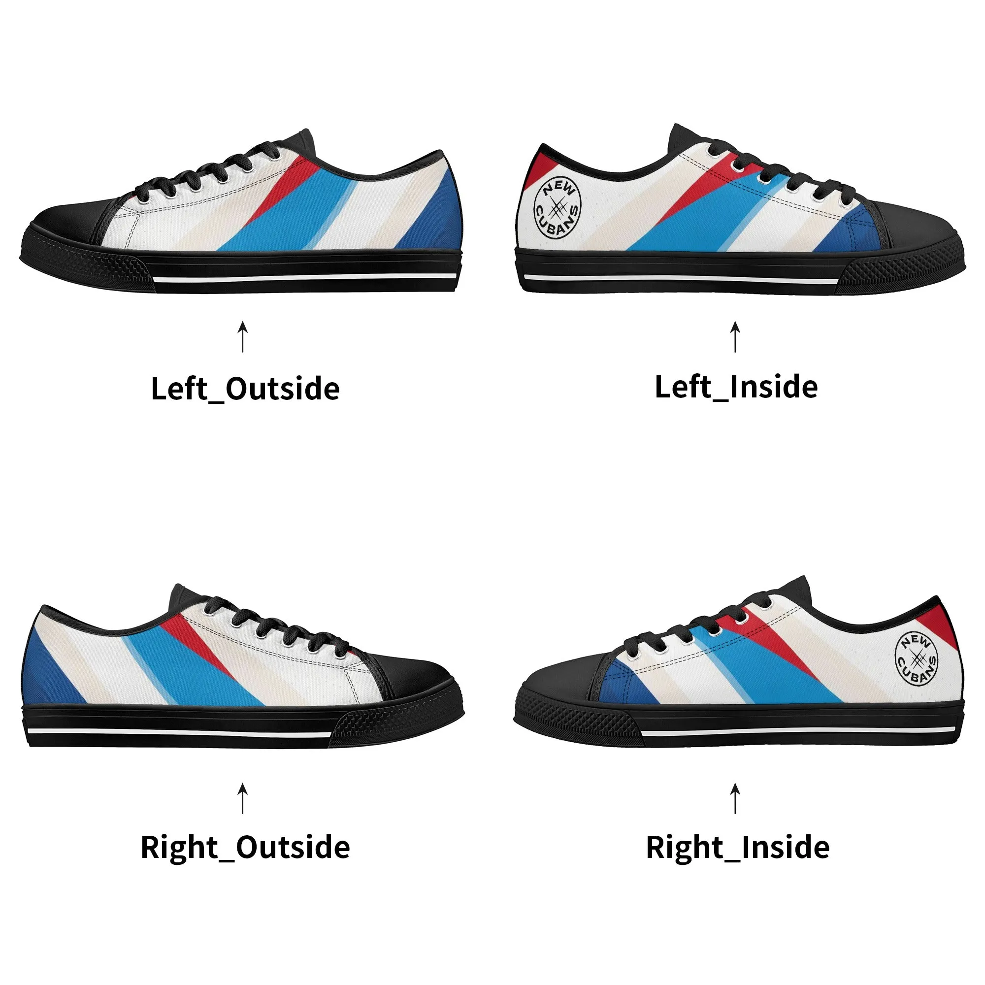 Mens Low Top Canvas Shoes