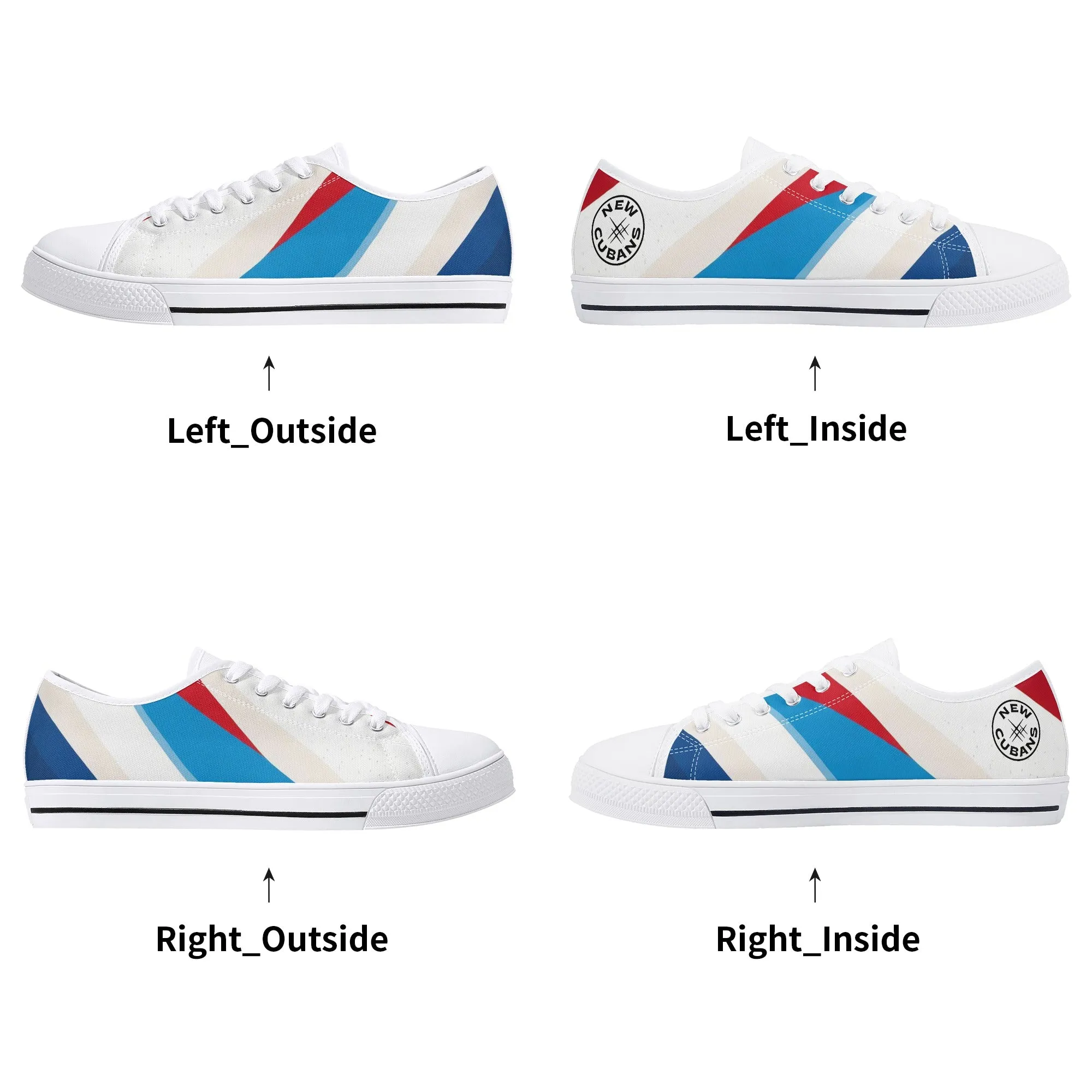 Mens Low Top Canvas Shoes
