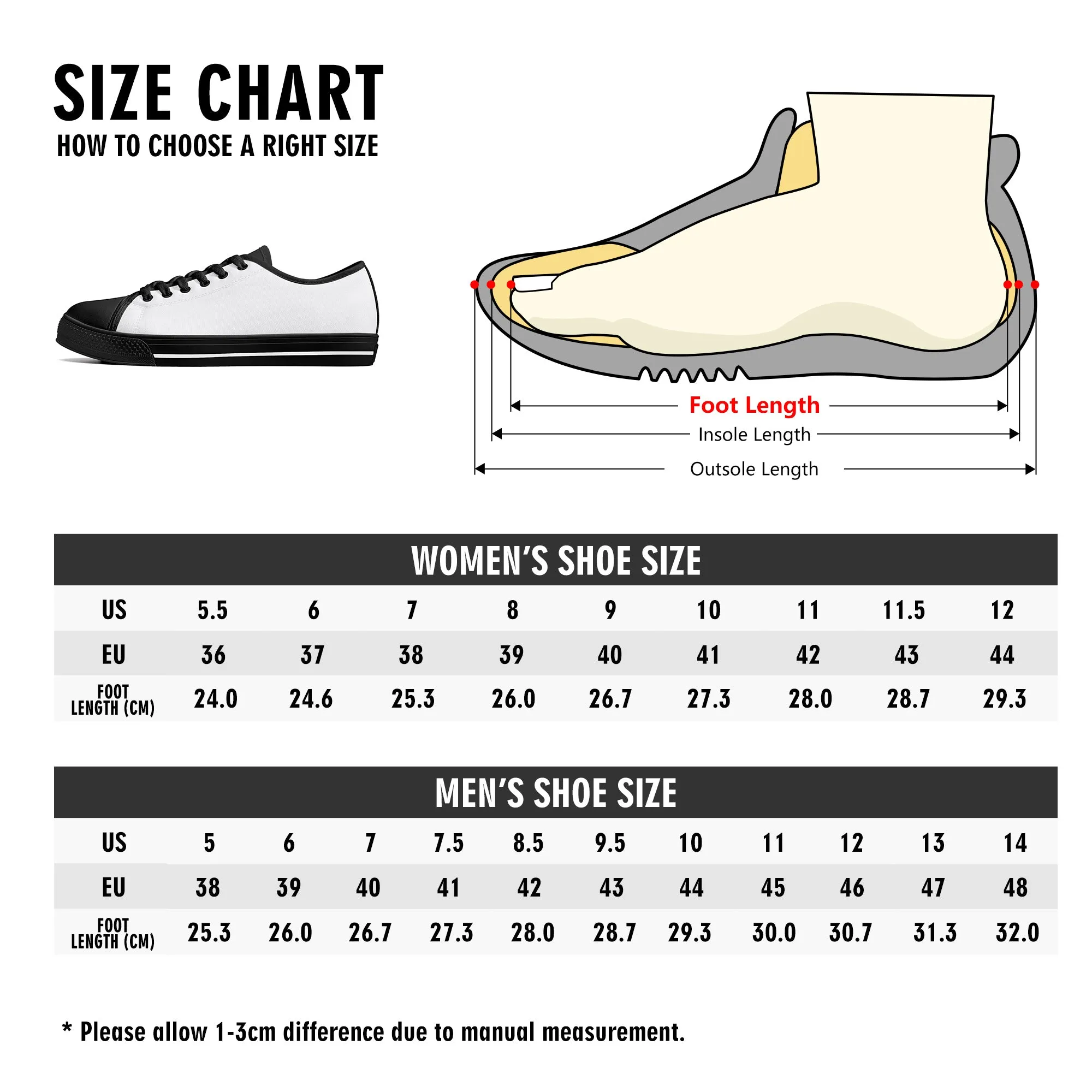 Mens Low Top Canvas Shoes