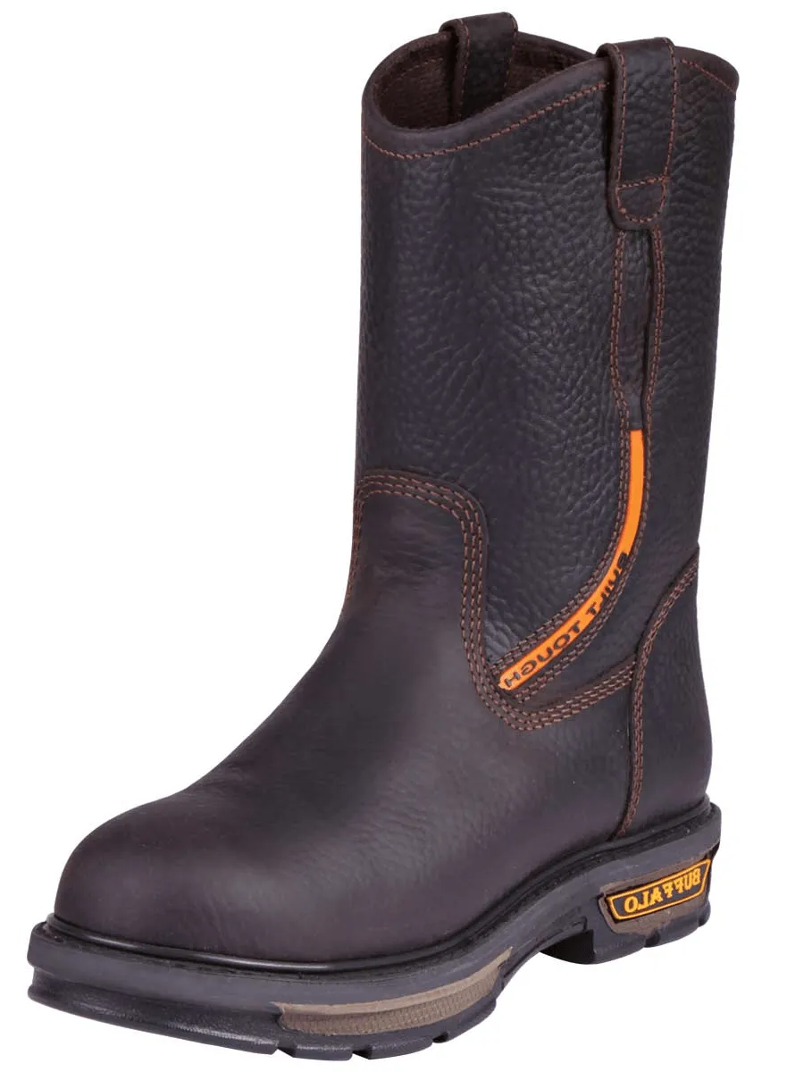 Men's Work Boots Without Steel Toe 'Buffalo & Bull' Moka Color 123033