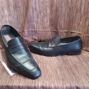 Mezlan Black Leather Penny Loafer Men's Size 7