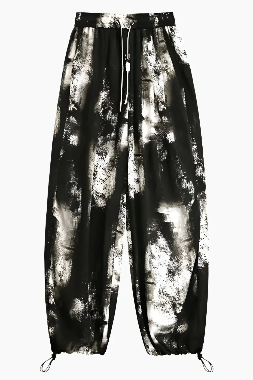 Midnight Tie-Dye Wide-Leg Pants