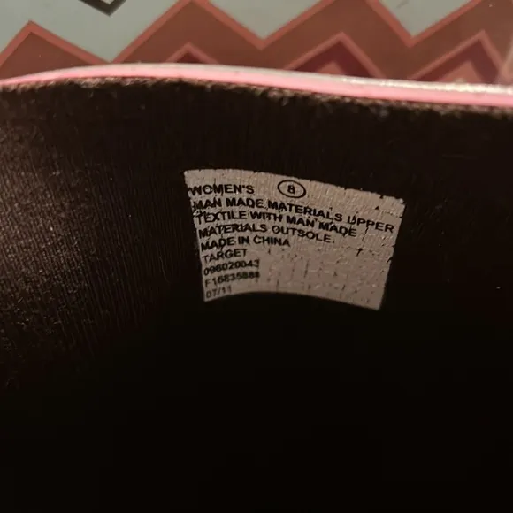 Missoni for Target Rain Boots in Zig Xag Venetian size 8