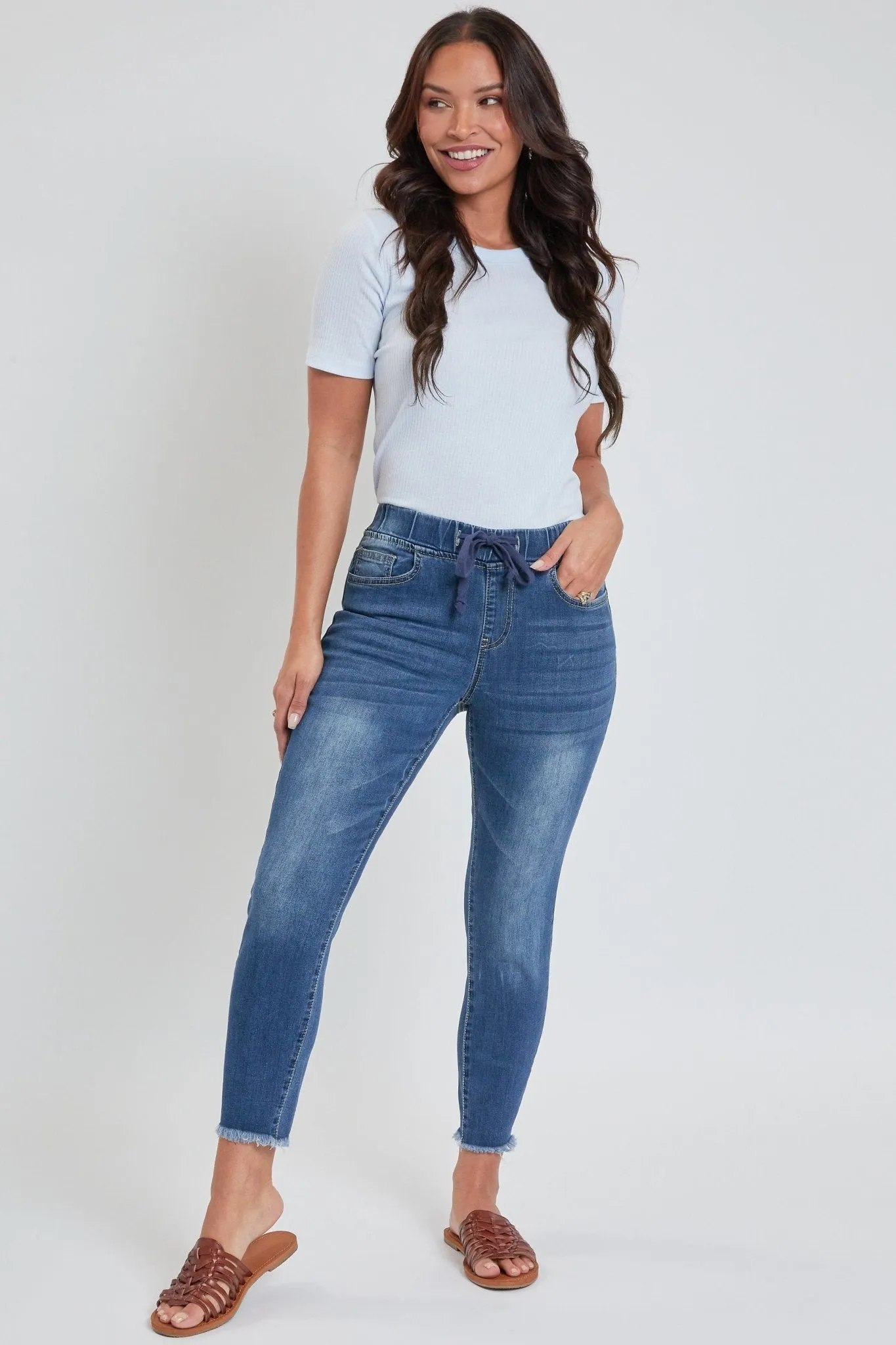 Missy Petite High-Rise Denim Ankle Jogger 6 Pack