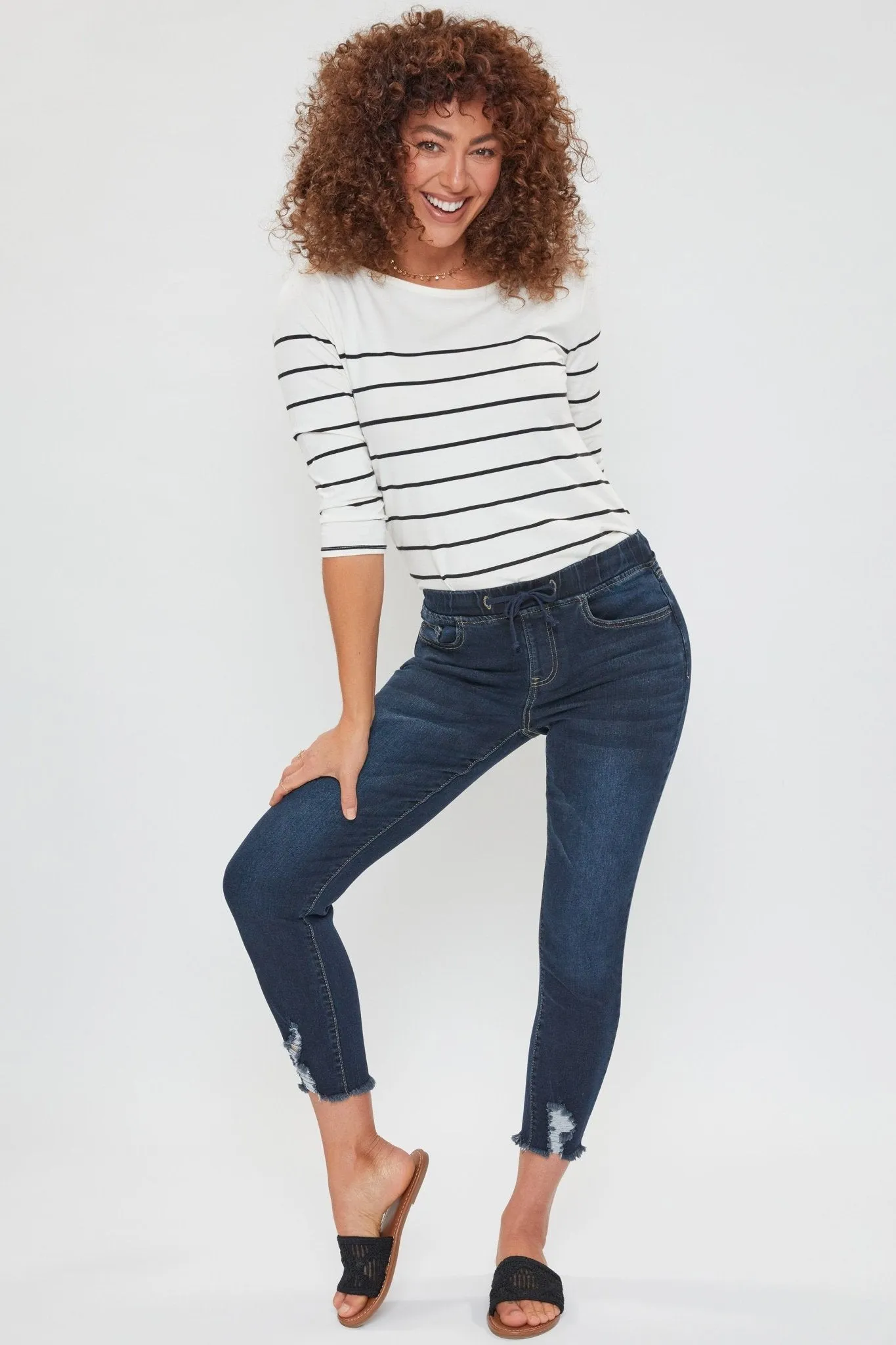 Missy Petite High-Rise Denim Ankle Jogger 6 Pack