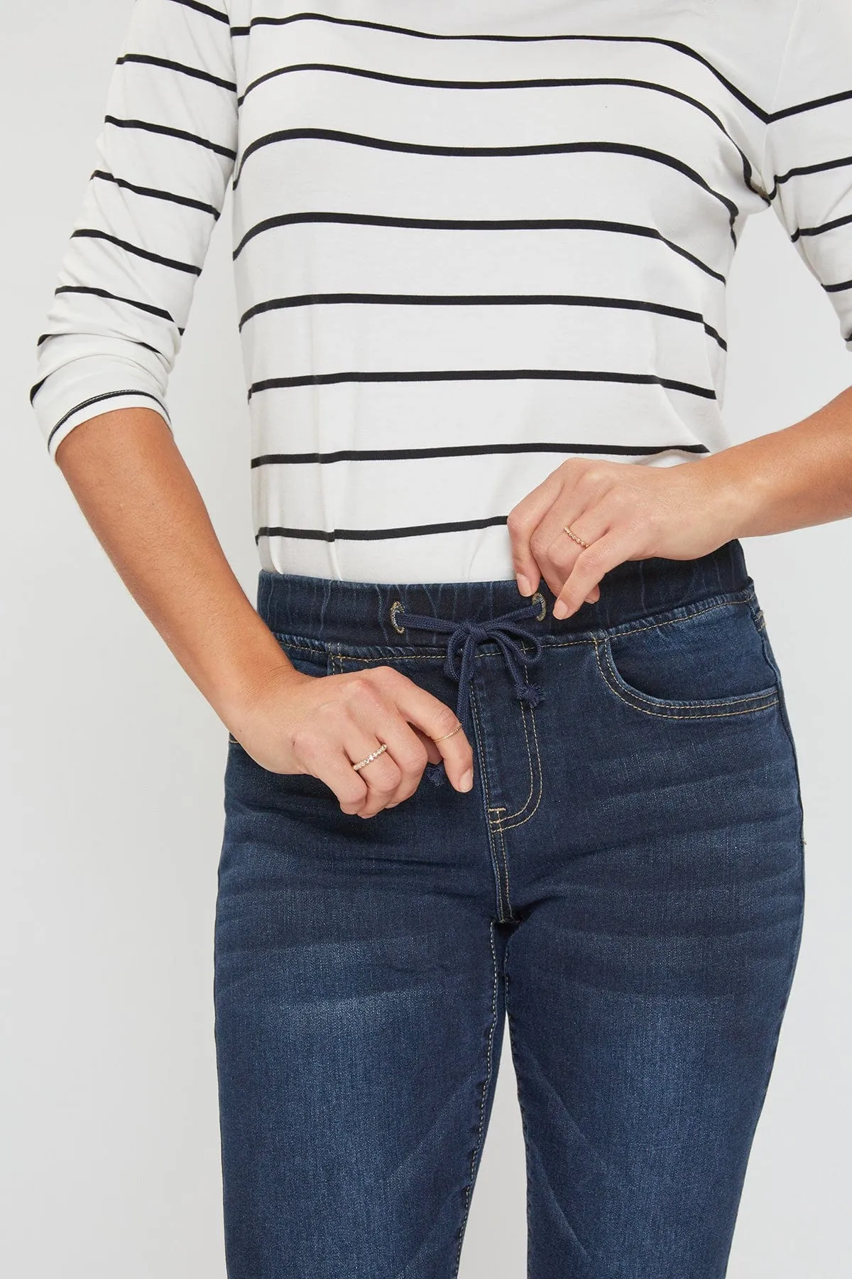 Missy Petite High-Rise Denim Ankle Jogger 6 Pack