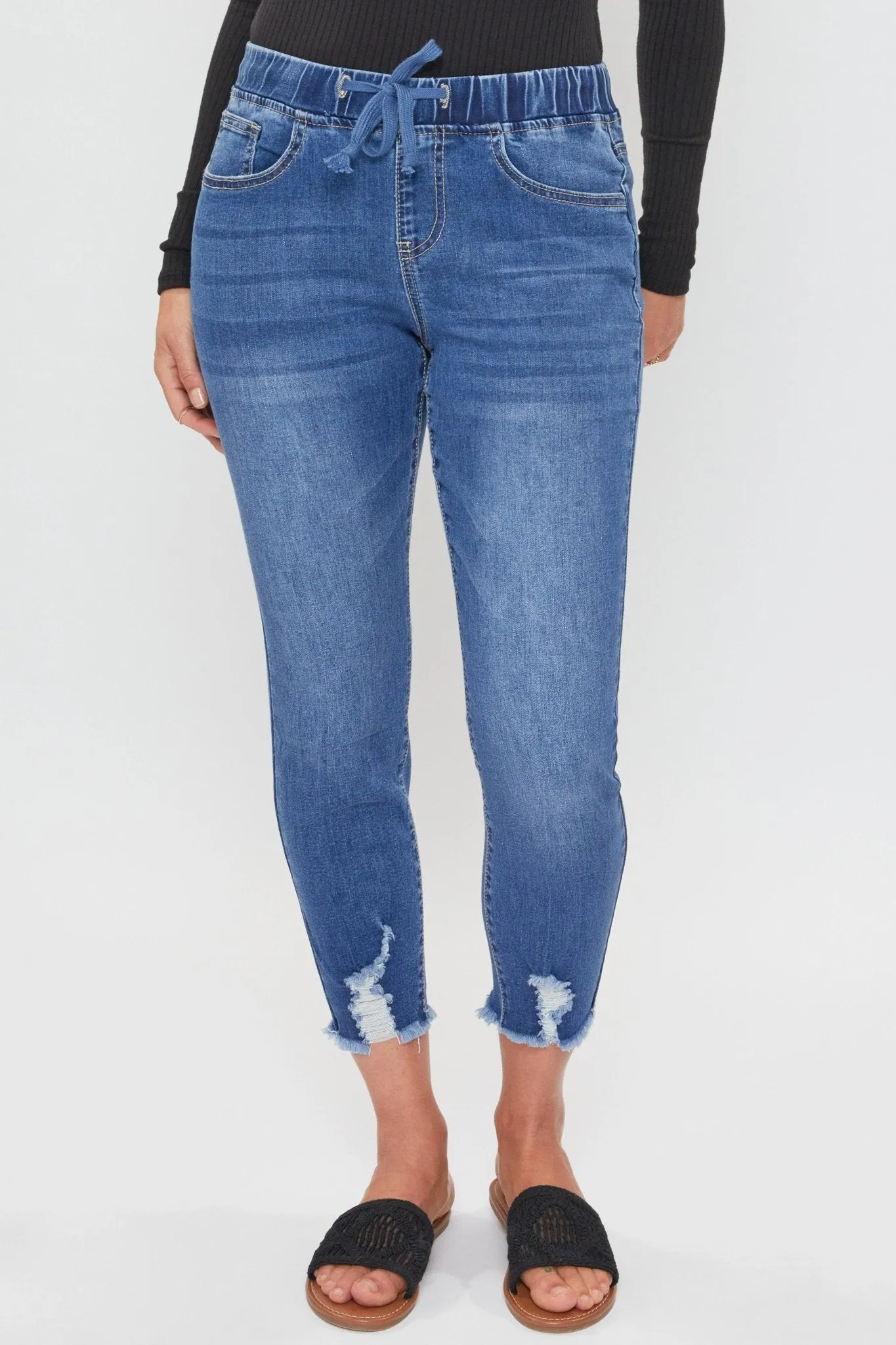 Missy Petite High-Rise Denim Ankle Jogger 6 Pack