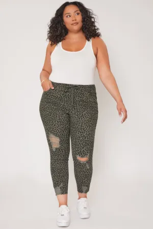 Missy Plus Size High-Rise Ankle Jogger 6 Pack