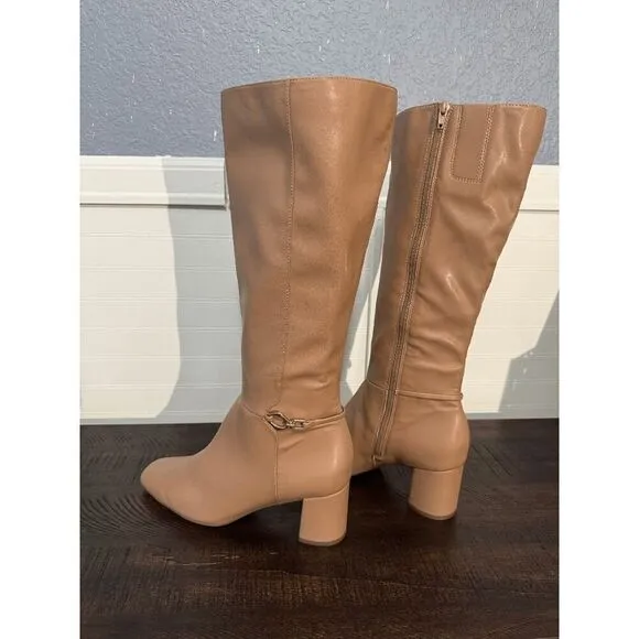 Naturalizer Beige Waylon Knee High Boot