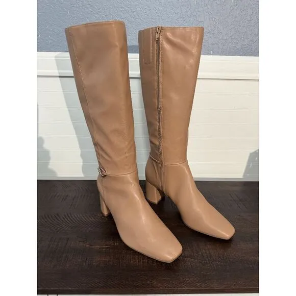 Naturalizer Beige Waylon Knee High Boot