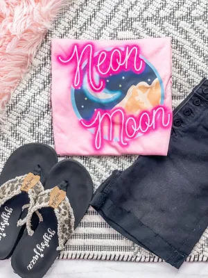 Neon Moon Pink Tee