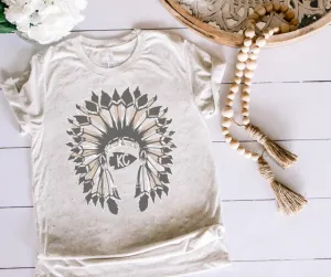 Neutral KC Headdress Oatmeal Tee