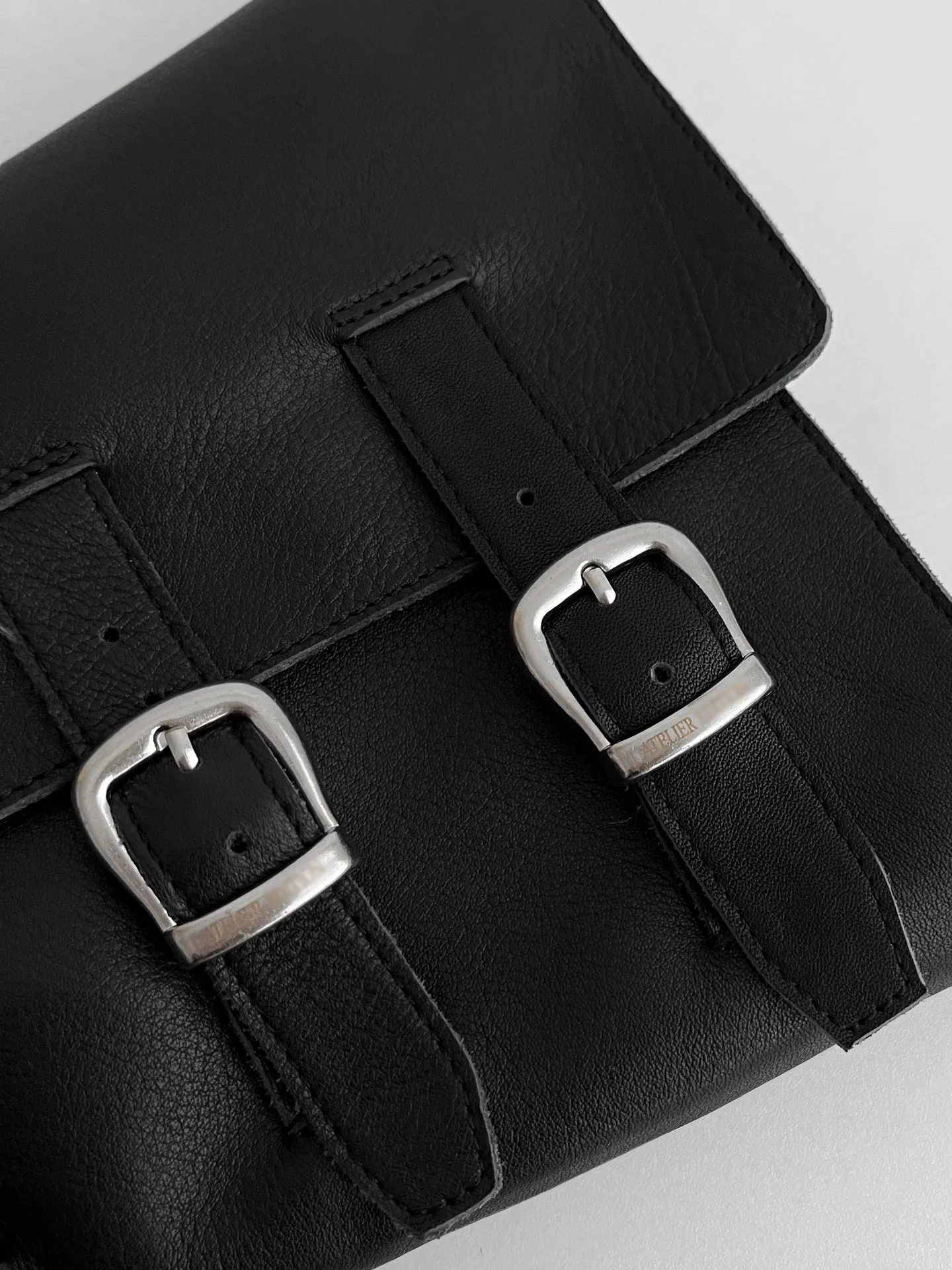 NEW & INSTOCK  - Korean Leather Buckle Up Martin Boots