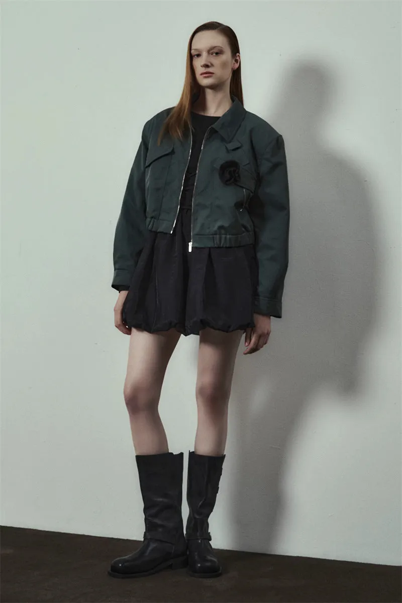 NEW & INSTOCK  - Korean Leather Buckle Up Martin Boots