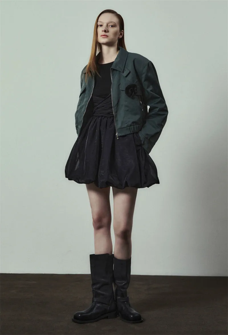 NEW & INSTOCK  - Korean Leather Buckle Up Martin Boots