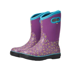 NEW BOGS girl's classic tacos boots in violet multi