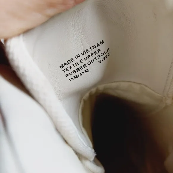 New New Michael Kors Light Cream Combat Textile Ankle Boots W381