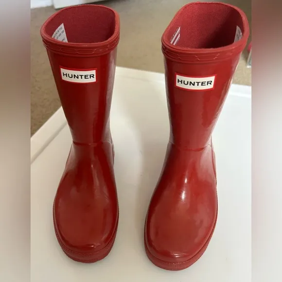 NIB Hunter First Gloss Rain Boots