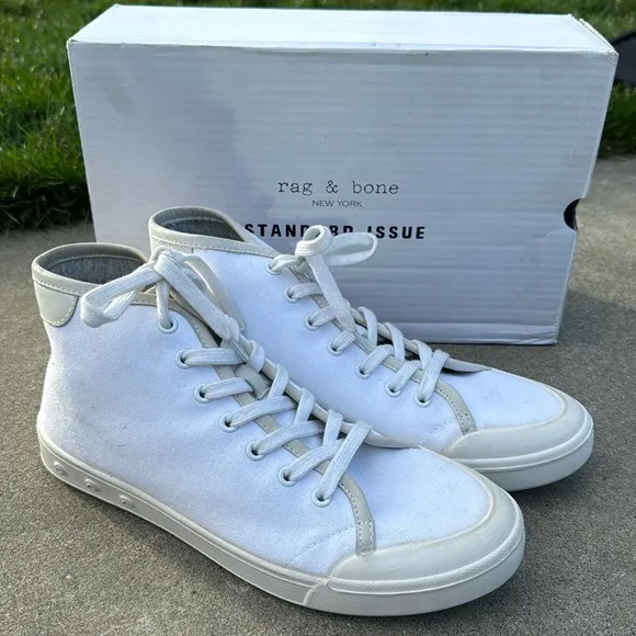 NIB Men’s Rag &amp; Bone Standard Issue High Top Shoes
