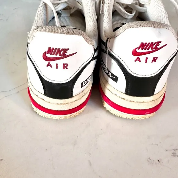Nike Air Force 1 React D/MS/X White Black Red Sneakers CD4366-100 Youth Size 4.5