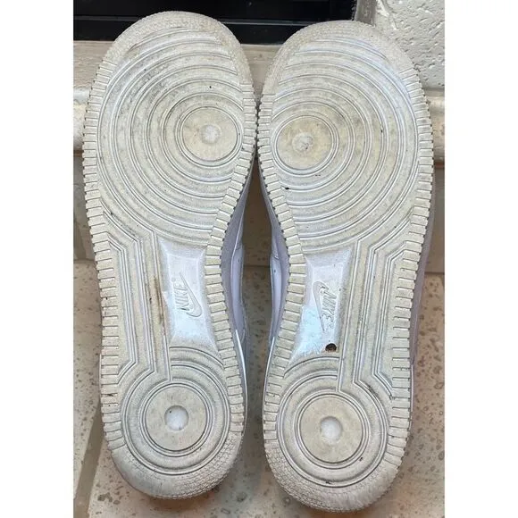 Nike Air Force 1 '07 Low Top Sneakers TripleWhite Men's 315122-111 Size 12