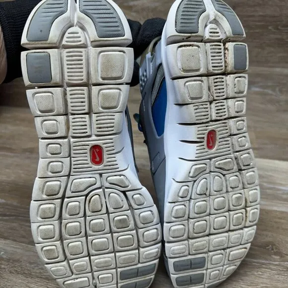 Nike Air Huarache Free Gray/Blue Athletic Shoes Men's Size 11