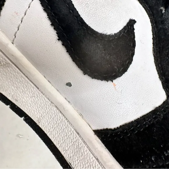 Nike Jordan 1 Panda High Top Sneakers 6.5 Y Black White