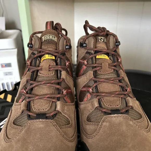 Noble Outfitters Men’s Rivet Cutter Steel Toe Waterproof Suede Work Boot Sz 13R